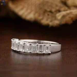 1.31+ Carat Emerald Cut Diamond Ring, Engagement Ring, Wedding Ring, E Color, VVS2-VS2 Clarity