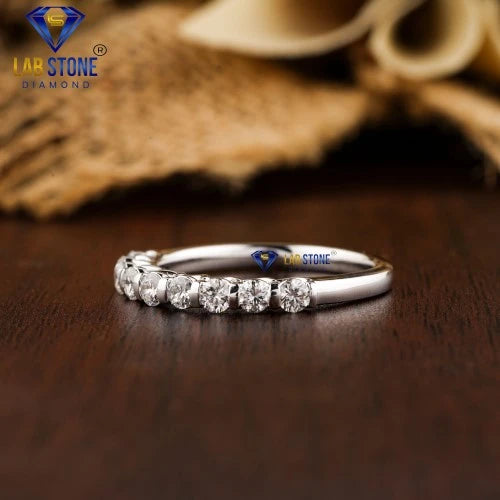 0.70+ Carat Round Cut Diamond Ring, Engagement Ring, Wedding Ring, E Color, VVS2-VS2 Clarity
