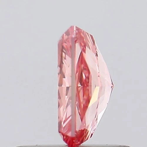 0.61ct Labgrown Diamonds, Radiant, CVD Diamond, Colour Fancy Vivid Pink, Clarity SI1, Labstonejewel
