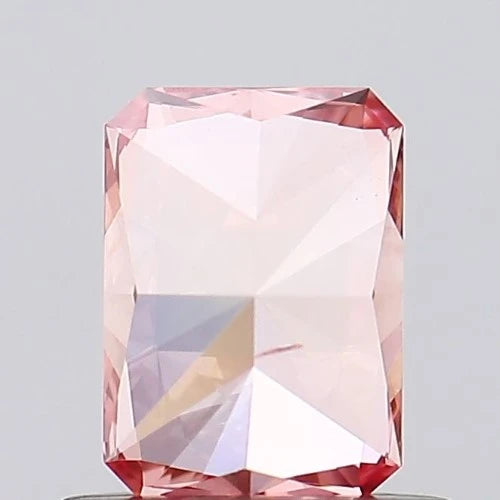 0.61ct Labgrown Diamonds, Radiant, CVD Diamond, Colour Fancy Vivid Pink, Clarity SI1, Labstonejewel