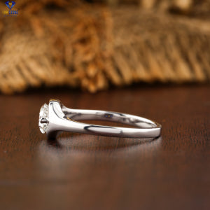 0.95+ Carat Oval Cut Diamond Ring, Engagement Ring, Wedding Ring, E Color, VVS2-VS2 Clarity
