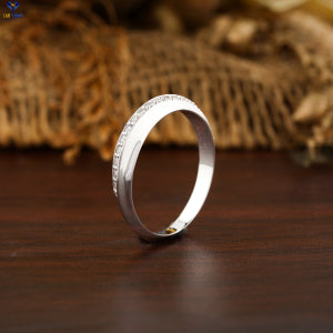 0.18+ Carat Round Brilliant Cut Diamond Ring, Engagement Ring, Wedding Ring, E Color, VVS2-VS2 Clarity