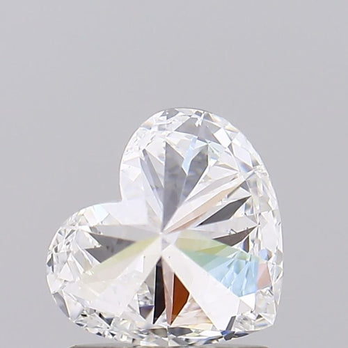 1.07ct Labgrown Diamonds, Heart, HPHT Diamond, Colour D, Clarity VS2, Labstonejewel