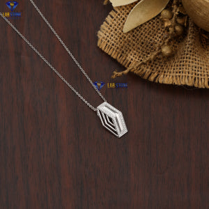 0.15 + Carat Round Brilliant Cut Diamond Pendant With Chain, White  Gold, Engagement Pendant, Wedding Pendant, E Color, VVS2-VS2 Clarity