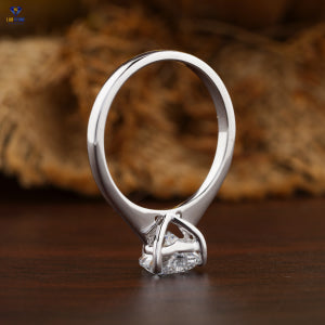 1.70+ Carat Heart Cut Diamond Ring, Engagement Ring, Wedding Ring, E Color, VVS2-VS2 Clarity