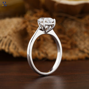 1.70+ Carat Heart Cut Diamond Ring, Engagement Ring, Wedding Ring, E Color, VVS2-VS2 Clarity