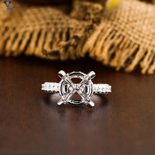 0.45+ Carat Round Cut Diamond Ring, Engagement Ring, Wedding Ring, E Color, VVS2-VS2 Clarity