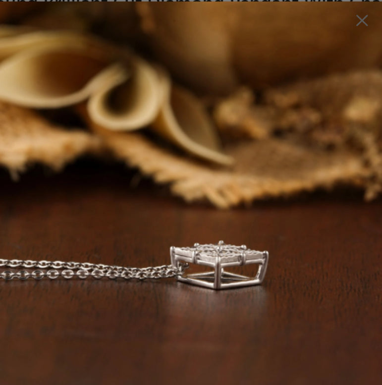 0.072 + Carat Round Brilliant Cut Diamond Pendant With Chain , White Gold, Engagement Pendant, Wedding Pendant, E Color, VVS2-VS2 Clarity