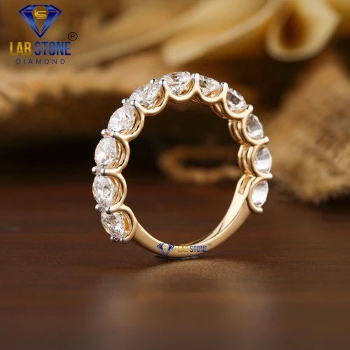 2.75+ Carat Round Cut Diamond Ring, Engagement Ring, Wedding Ring, E Color, VVS2-VS2 Clarity