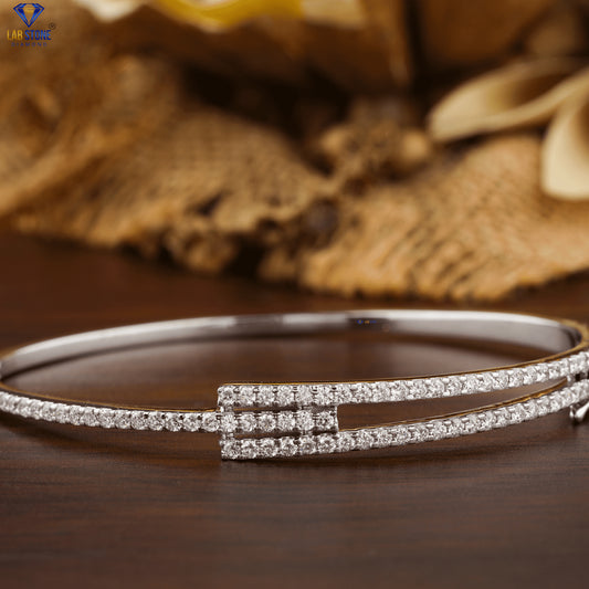 1.13 + Carat Round Brilliant Cut Diamond, Diamond Bracelet , White Gold ,  Engagement Bracelet, Wedding Bracelet, E Color, VVS2-VS2 Clarity