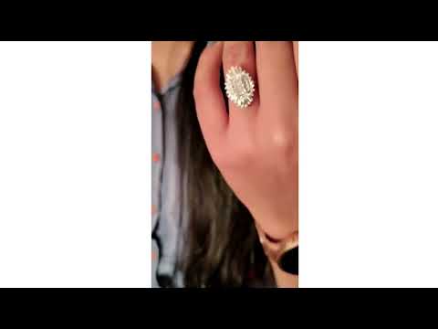 2.62+ Carat Baguette,Radiant and Round Cut Diamond Ring, Engagement Ring, Wedding Ring, E Color, VVS2-VS2 Clarity